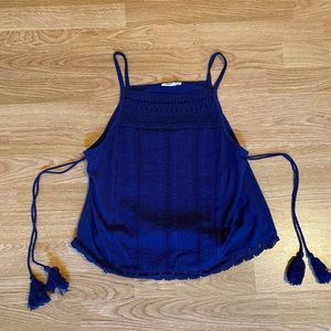 Tank top with ties